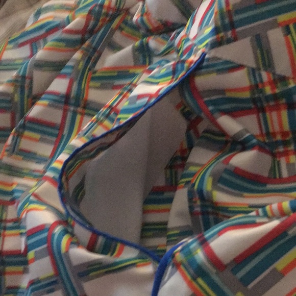 Adidas colorful plaid print skort - Picture 6 of 14